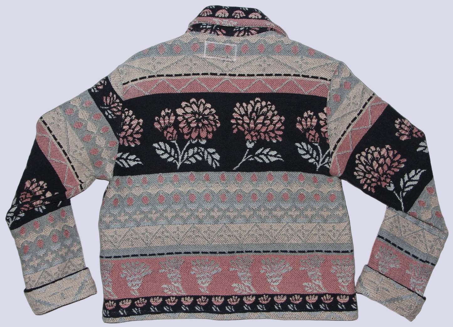 Mint Floral Pocket Jacket