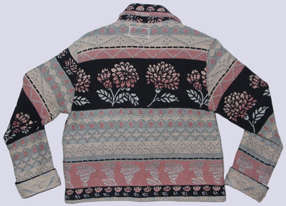 Mint Floral Pocket Jacket